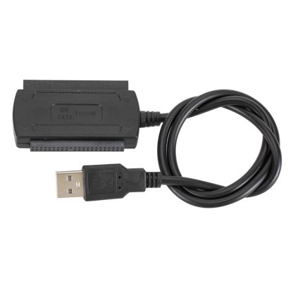 USB 2.0 IDE/SATA 3-in-1 Cable Power Supply ROHS Certified Tinned Copper Conductor Braid Shielding PVC Jacket in Stock