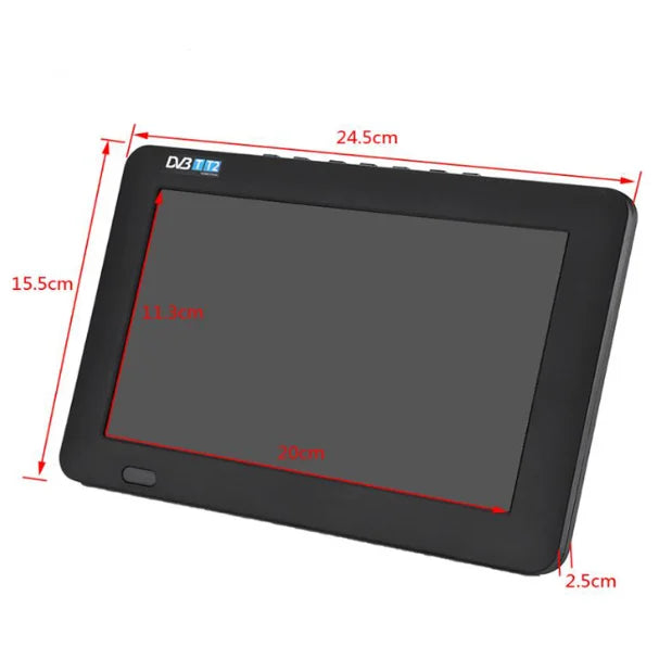 Portable TV 9inch Televisores Inteligentes Mini Tv LED Panel Digital Television with Battery