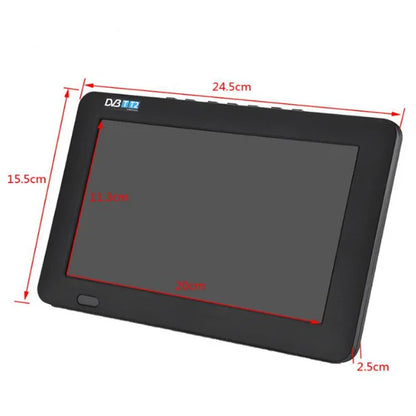Portable TV 9inch Televisores Inteligentes Mini Tv LED Panel Digital Television with Battery
