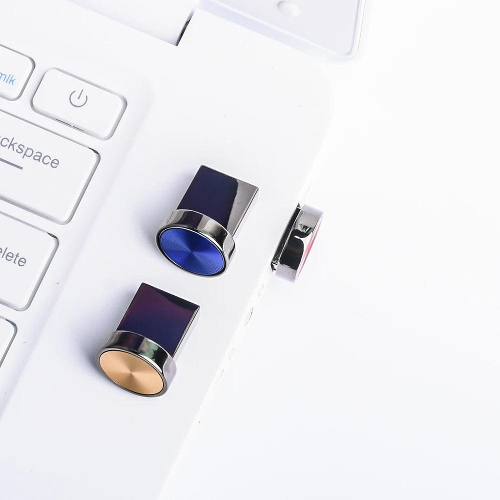 Waterproof USB Stick Fashion TYPE-C Mini Metal button USB Flash Drive Mobile storage disk 64GB Pen drive personal memory stick