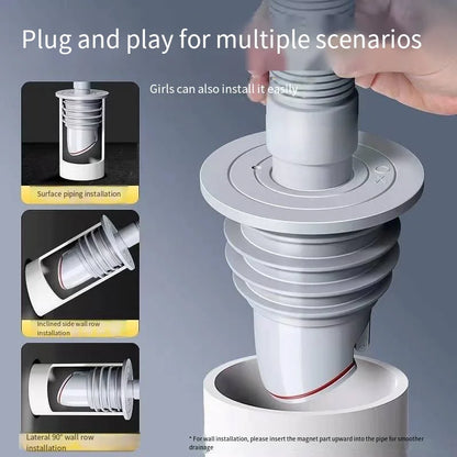 Wholesale Silicone Floor Drain Backflow Preventer Odor Proof Floor Drain Joint Seal Ring Odor Proof Floor Drain for Home