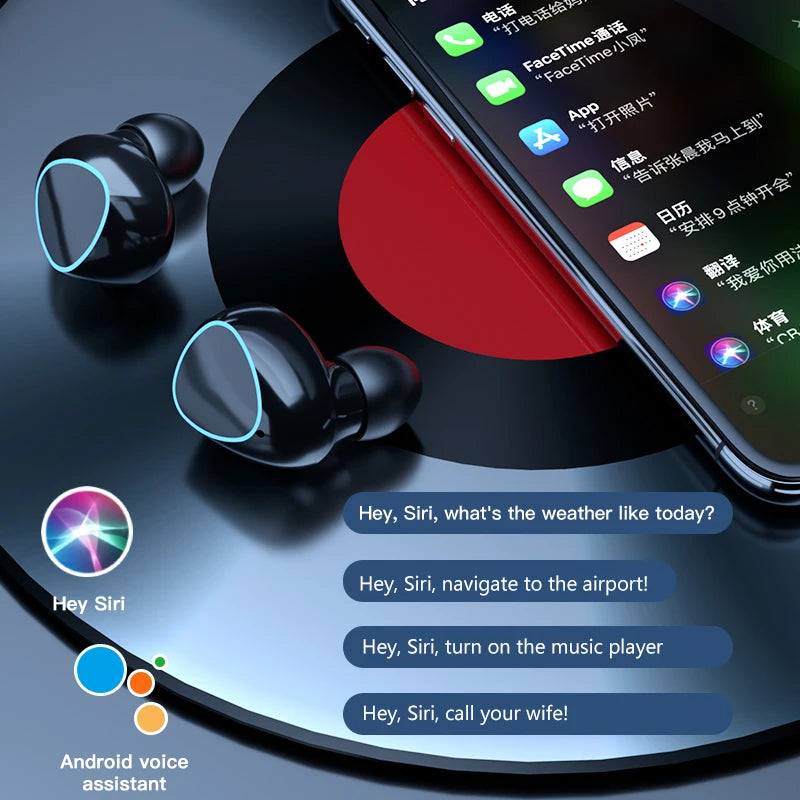 Hot Selling M10 Earphone Wireless Headset HiFi Sound Comfortable Wearing Earbuds Sports Gaming BT Headphone with Power Bank