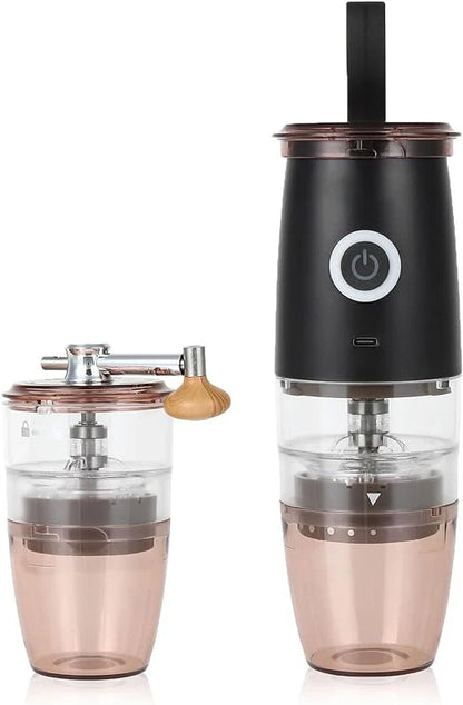 USB Rechargeable  Grinder Electric Portable Coffee Bean Grinder Grind Settings Espresso Drip Conical Burr Coffee Grinder