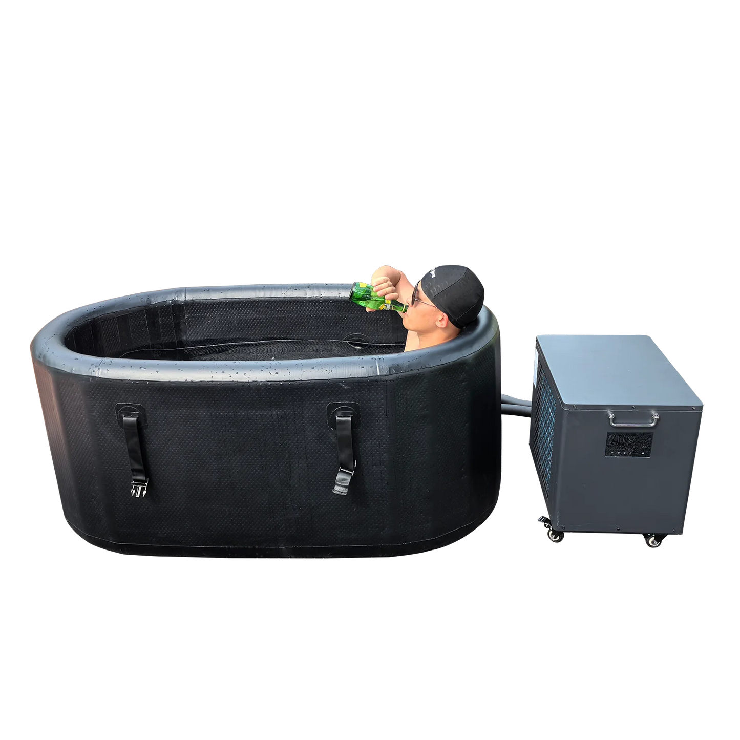 High-Efficiency Small Cold Plunge Tubs Recovery Barrel Recovery Bath Inflatable Baths Ice Bath Pod Ice Bathtub