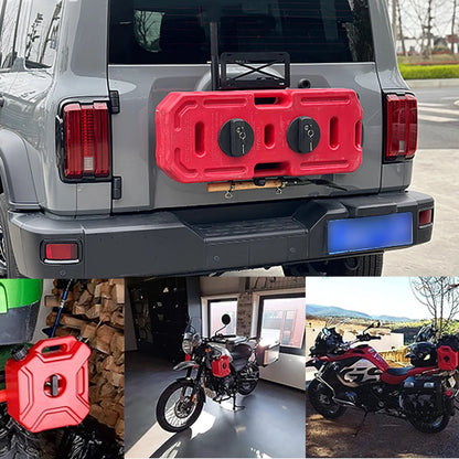 Hot Sales 20L Portable Outdoor Fuel Tank Car Pickup Camping Motorcycle Use Exterior Gasoline Jerry Can Accessory for Tacoma