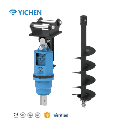 YA18000 Top-level High Quality Hydraulic Earth Auger Spiral Drilling Digga Auger Excavator Auger Attachment