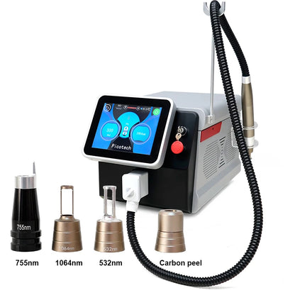 High Picosecond Laser Beauty Machine for Skin Rejuvenation Tattoo Removal Portable ND YAG Effective Removal Wrinkles