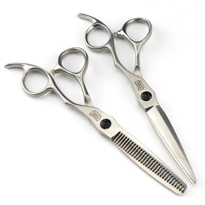 6.0 Inch New Fashion GM49-01 Professional Design Beauty Barber Scissors Flat Scissors Tooth Hair  Scissors HS-893