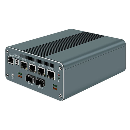 Mini PC Firewall Router i5-1250P/i3-1215U/8505 8x2.5G LAN 2x10G SFP+ Dual SATA Proxmox/PFSense/OPNsense Home Server