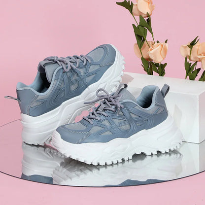 Women's & Men's 2026 Lighted Summer Platform Flat White Pink Casual Trainers Chunky Sport Sneakers Running Walking Shoes