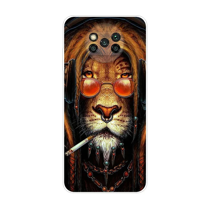 Phone Case For Poco X3 Pro Cover TPU Coque Cool Slim Clear Covers for Xiaomi Poco X3 NFC Case PocX3 X 3 Silicon Funda Cartoon