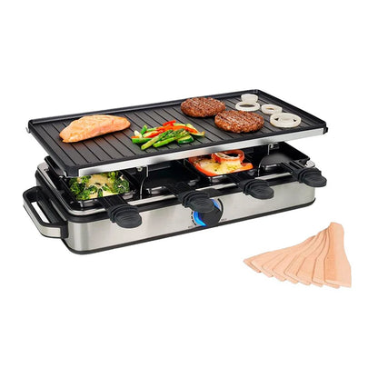 Korean Teppanyaki Plate Electric BBQ Grill With Non-stick Pans for Steak Chicken Wing Barbecue Griddle