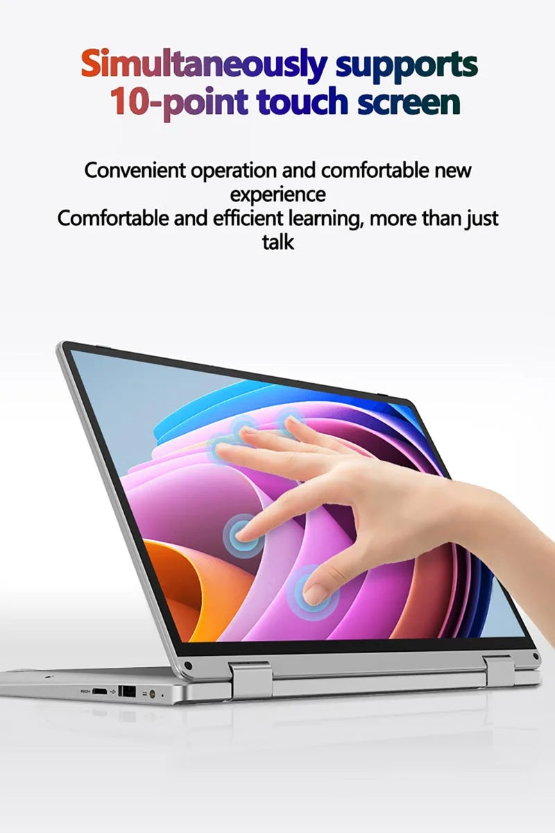 Hot Sale N4020 New 2 in 1 Tablet 360 Rotating Flip Personal Laptop Netbook 11.6-inch Alder 256GB DDR4 1TB WiFi