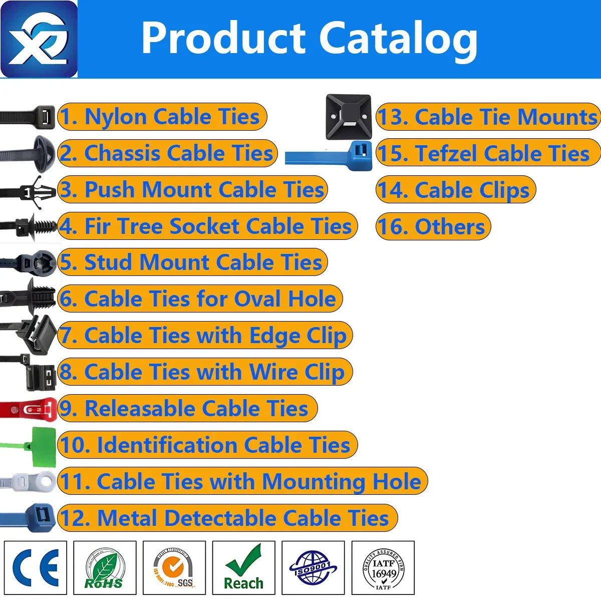 7.5*410mm Cable Ties with 6.5mm Screw Mounting Hole113-12020/113-00011/113-00018/113-12060/113-12017/113-12018/113-00001/T120MR