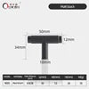 New T Bar Shape Furniture Hardware Supplies Kitchen Gold Cupboard Cabinet Drawer Door Cupboard Knurled  Handles