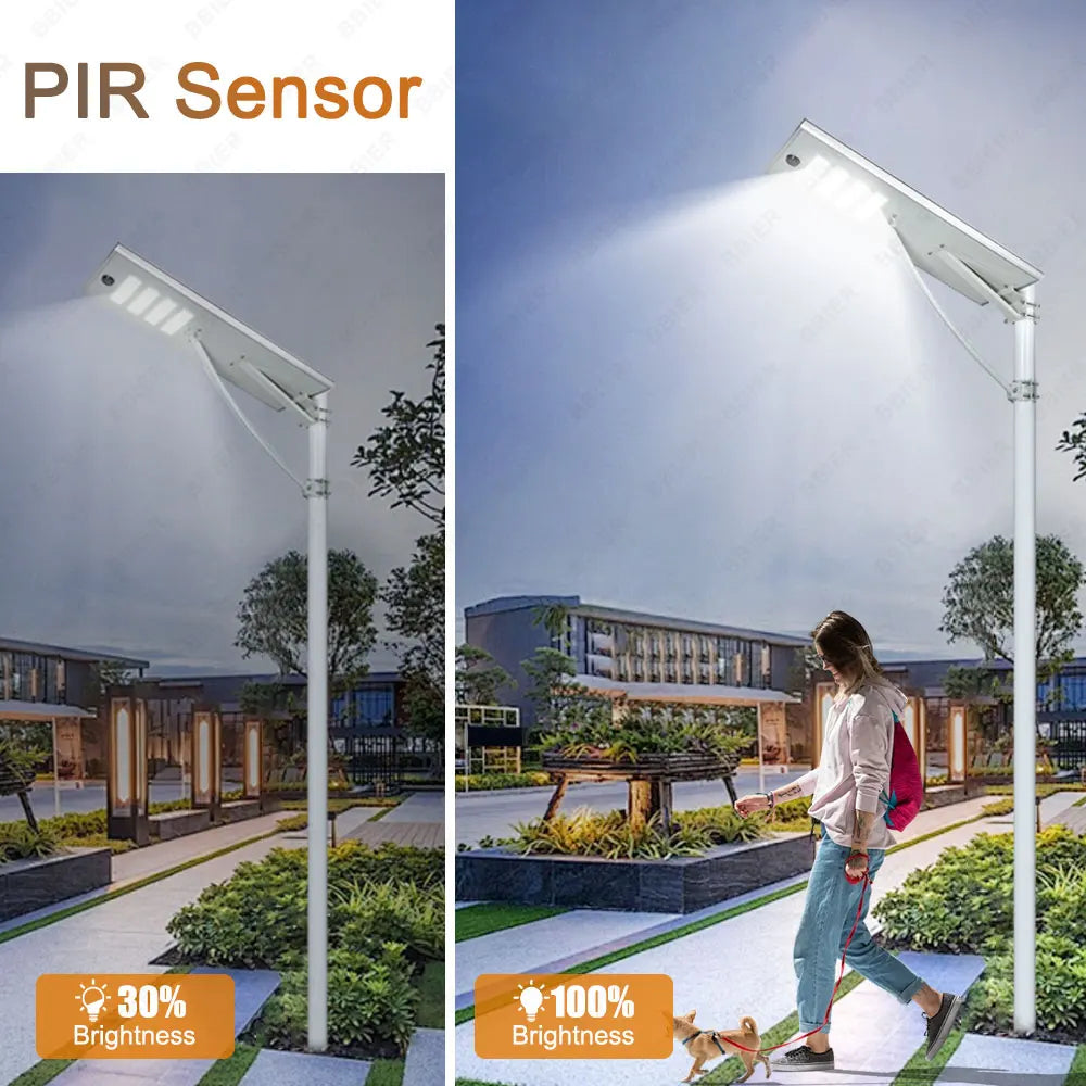 2026 High Quality 15W 30W 50W 80W Aluminium Alloy Ip65 Solar Outdoor Waterproof Efficiency Led Solar Street Light