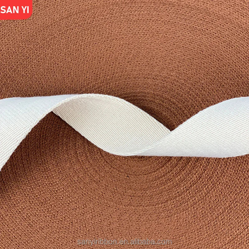 Custom Multi-Color 1 Inch Wide Multi-Functional Canvas Webbing for Bag Belts for Hats Footwear Clothing Accessories