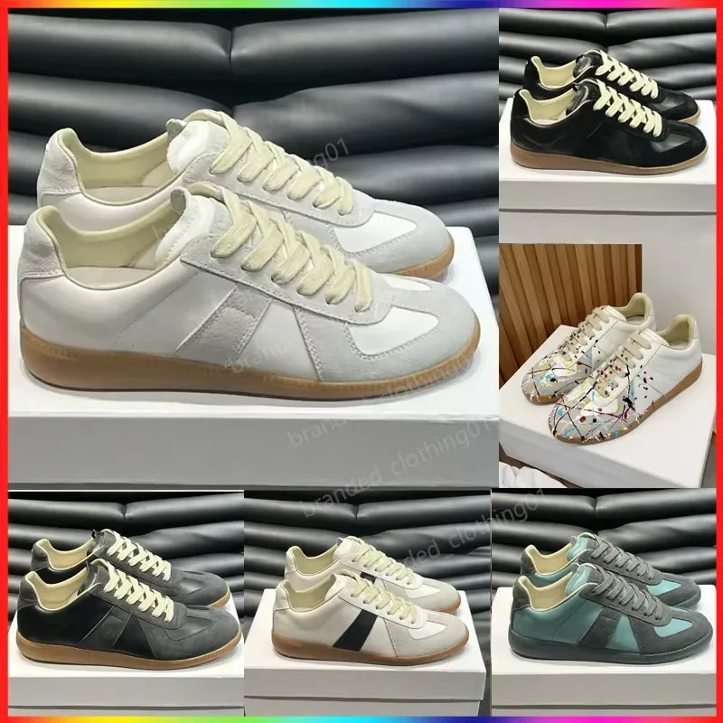 High Quality Trainer Gats Black Gum Low MM6 Sneakers White Grey Painter Nude Casual Shoes Mens Womens