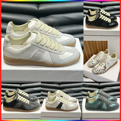 High Quality Trainer Gats Black Gum Low MM6 Sneakers White Grey Painter Nude Casual Shoes Mens Womens