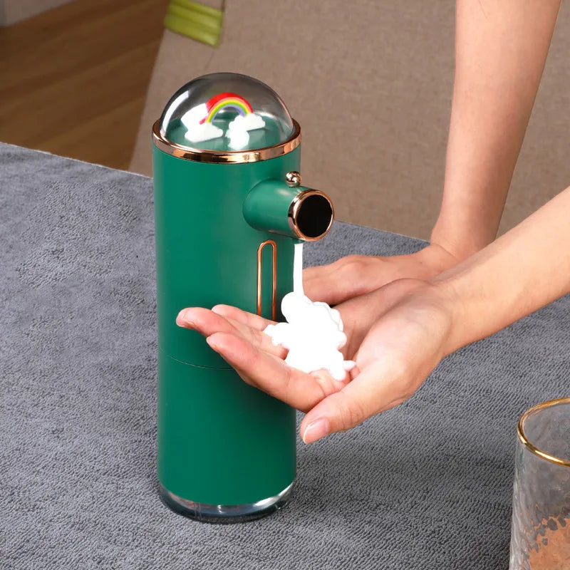 Rechargeable Smart Plastic Modern Bathroom Hand Sensor Touchless Dish Foam Automatic Liquid Soap Dispenser