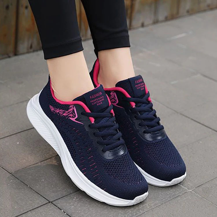 Y 36-40 Women's Casual Breathable Lightweight Running Walking Style Comfortable Sneaker Soft Soles Shoes for Women Four Seasons