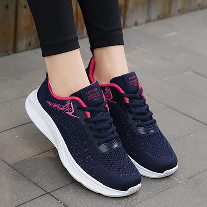 Y 36-40 Women's Casual Breathable Lightweight Running Walking Style Comfortable Sneaker Soft Soles Shoes for Women Four Seasons