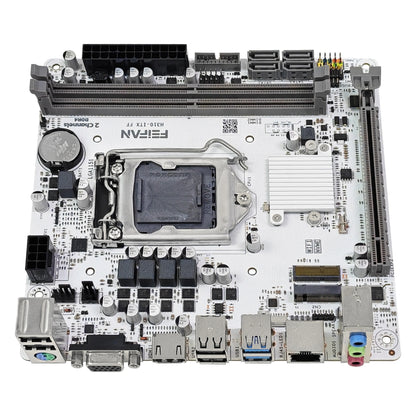 FEIFAN New H310 ITX White Motherboard Intel 6/7/8/9th Gen LGA1151 Double 32GB DDR4 VGA for M.2 SATA Desktop