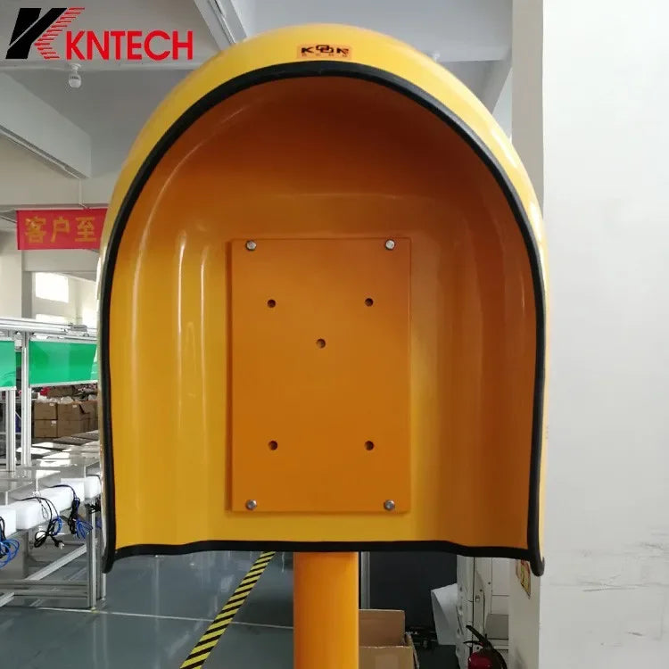 Industrial Use Yellow Glass Fiber Reinforced Plastic Mold External Anti-Noise Telephone Hood 18-23dB Noise Reduction Extremely