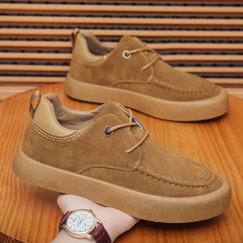 New Models Fashion Cheap Sneakers Suppliers From China Flat Classic Design Lace-up Men's Boat Shoes No logo Famous Low Prices