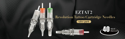20pcs Mixed EZ Revolution Cartridge Tattoo Needles Disposable Needles RL RS RM Magnum  for Tattoo Machine Pen Permanent Makeup
