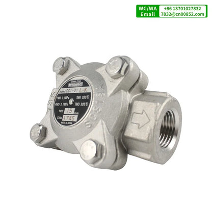 MIYAWAKI DC1-21L Thermostatic Steam Trap Balanced Pressure 1/2inch DN15 3/4inch DN20 1inch DN25 Valves