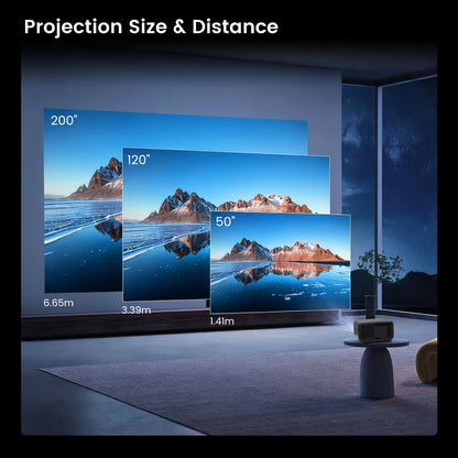 Poland Warehouse Q13W Android Projector 3800ANSI Support Full 4K V660 Chip Android 15 MEMC Sealed Optical Smart Home Theater