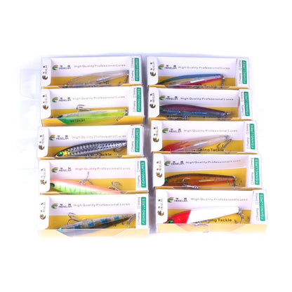 Hot sale 7.5CM 9G Pencil fishing lures for bass hard plastic fishing lures