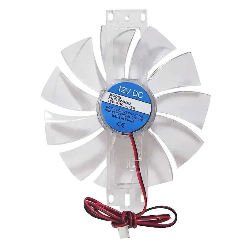 DC 12V 0.35A Incubator Thermostat Fan Transparent color Household Hatching Machine Accessories Poultry Breeding Equipment