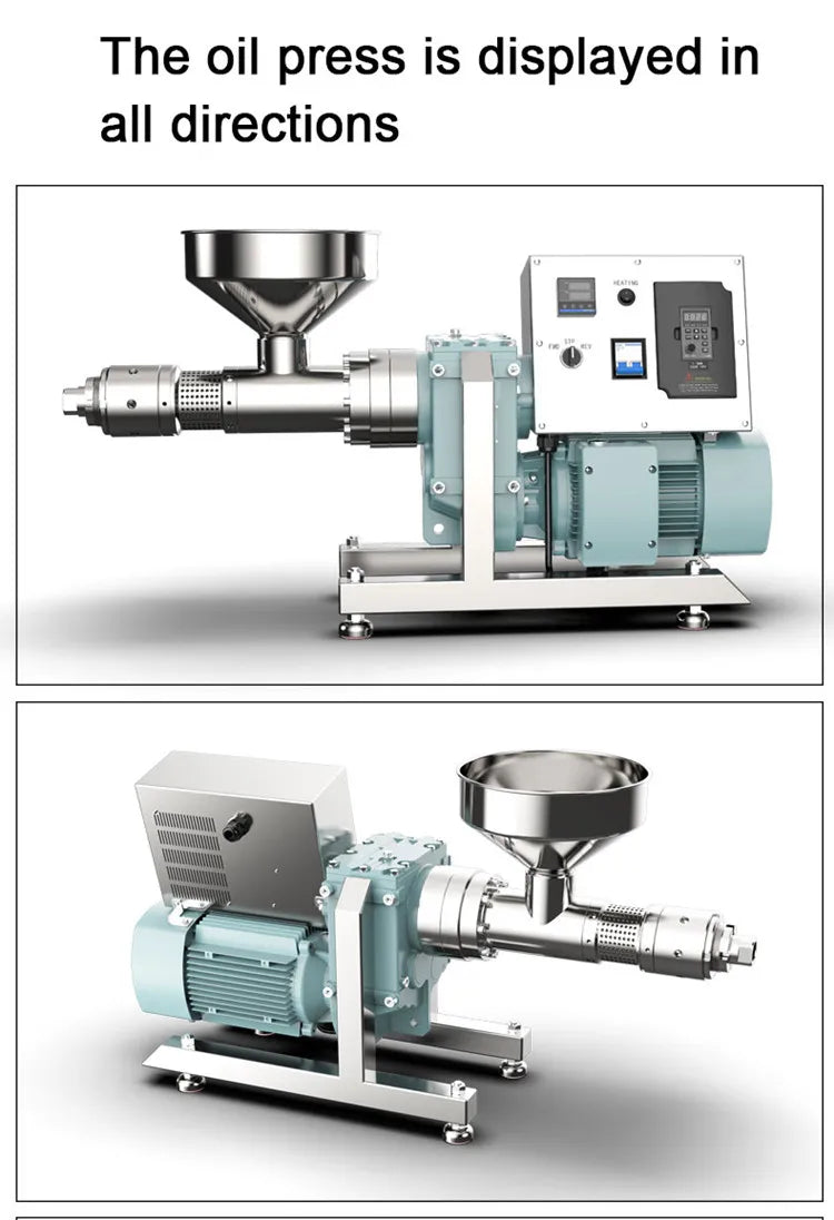 NF 100 Cold Press Oil Machine 1500W Sesame Oil Presser for Plant Raw Material