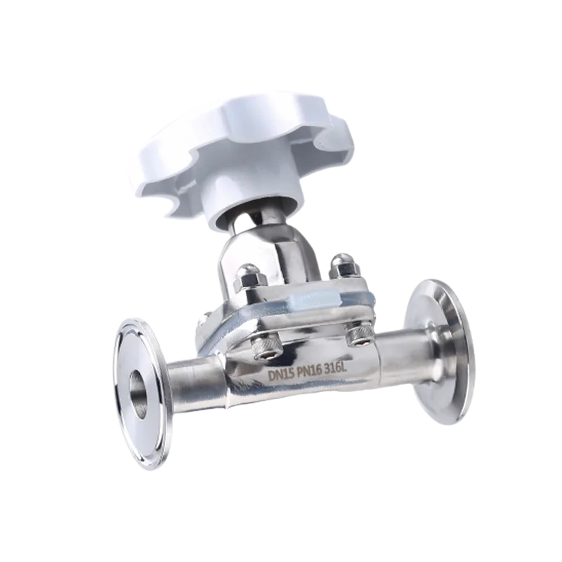 CNJS Food Grade Stainless Steel Ss316 50.5Sanitary Diaphragm Valve