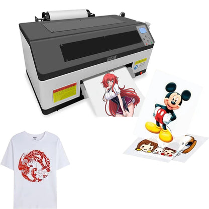 A3 Dtf Digital Printer Xp600 Printhead High Speed A3+ Dtf Pet Film Printer Machine for Small Business Textile Machinery