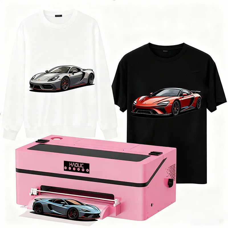 Haolic DTF Printer Machine A3 33cm Industrial Grade Speed and Quality for Custom Tshirt Production Small Business Manufacturing