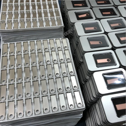 50PCS/lot Metal USB 2.0 Flash Drives 1GB 2GB 4GB Pendrive 8GB 16GB Pen Drive 32GB 64GB Memory USB Sticks 128MB 256MB Free LOGO