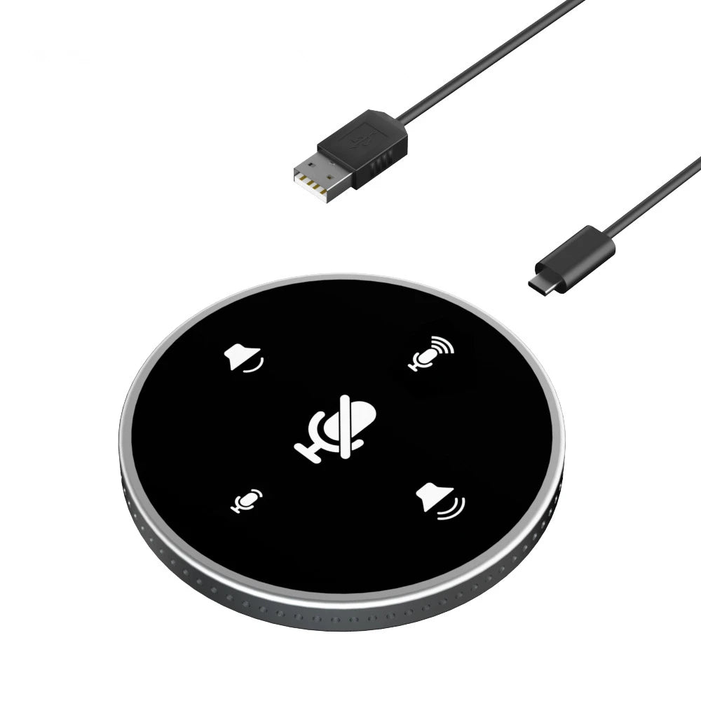 Popular Speaker with Microphone USB Omni-Directional Conference System Microphone and Speakerphone for Web Conferencing