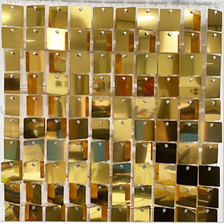 Birthday Backdrop Shimmer Sequin Backdrop Panels Shimmer Wall Red for Wedding Party Baby Shower Background Wall Decor