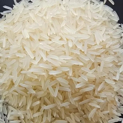 1121 White Sella Basmati Rice Premium Fresh Aromatic Aged Long Grain Soft Texture Non-Sticky Parboiled Export Quality Saanvisha