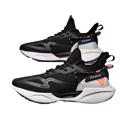2026 Men's High-Toe Design Running Shoes Lace-Up Closure Fashion Trend Cotton Lining Rubber Insole Plastic Outsole Winter Season