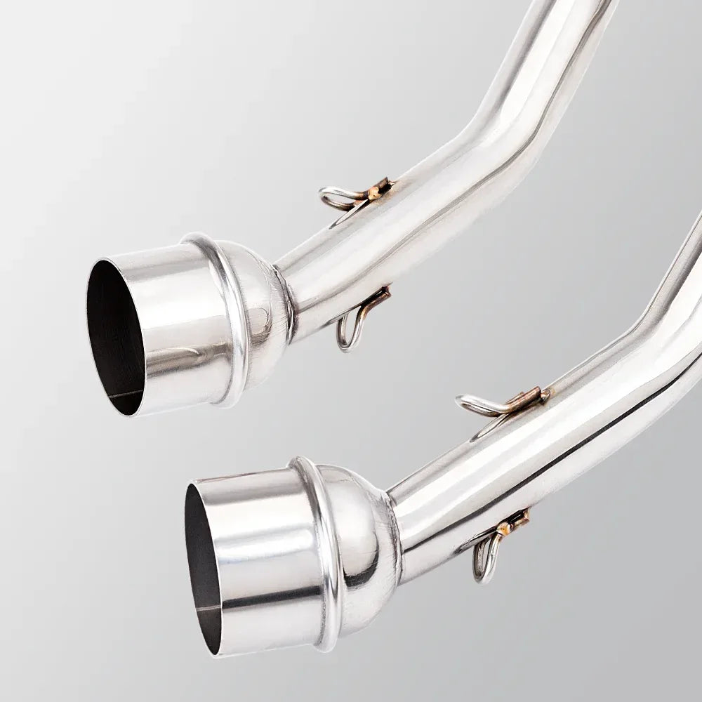 High Performance Motorcycle Exhaust Pipe for GY6 125 150cc Scooter Exhaust Link Pipe Middle Pipe 51MM Exhaust System Header