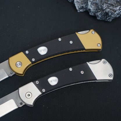 Stainless Steel Wood Outdoor Mini Folding Knife DIY OEM Multi-function Portable Pocket Camping Self-defense Fruit