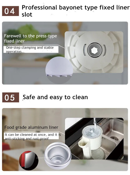 Automatic Bench Top Simple Operation Large Capacity Mini Soft Ice Cream Machine for Home DIY Ice Cream Machine Manual
