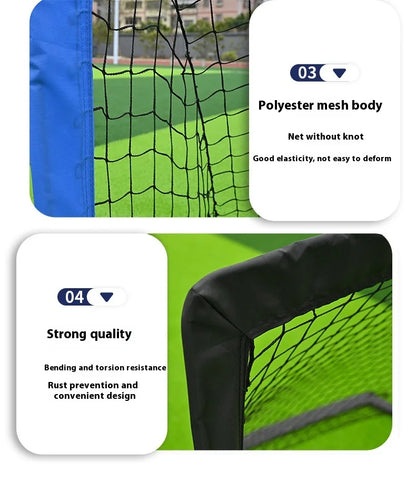 Portable Indoor/Outdoor Soccer Goal Nets Kids Training Equipment for Backyard Ball Games and Sports