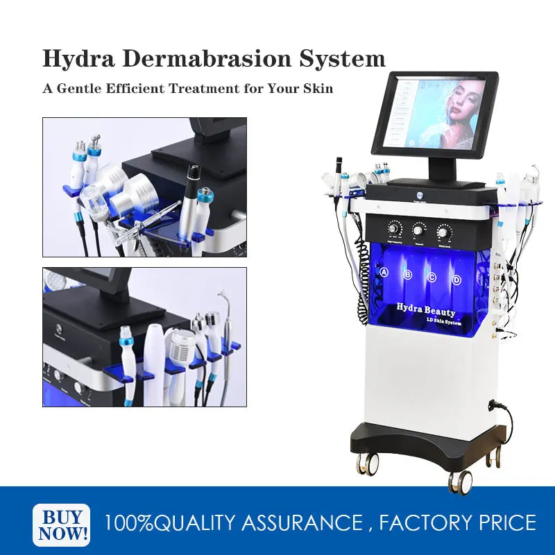 Hydro Aqua Facial Hydra Machine Facial Hydrodermabrasion Facial Machine Skin Rejuvenation Spa Equipment Hydra Beauty Machine