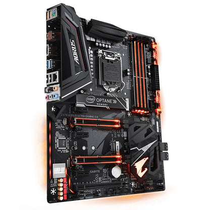 GIGABYTE Z370 AORUS ULTRA GAMING 2.0-OP Motherboard with Optane Memory Intel Z370 Chipset Supports 8th Gen Intel Core Processors