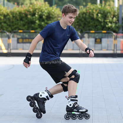 Inline Skates Freestyle Carbon Inline Skates for High-Speed Performance
